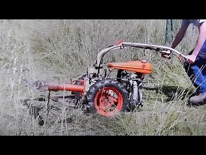Agria 2400 mit Messerbalken am mähen
