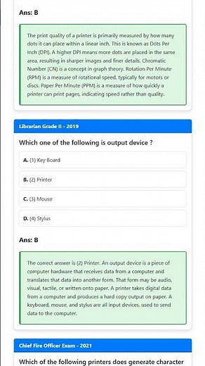 Output Devices: Types, Working Principles, and Applications