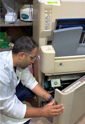 Removing Stuck Imaging Plate from Konica 190 CR