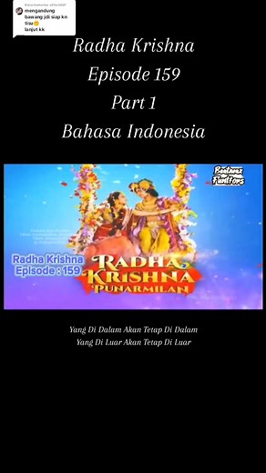 Membalas @afifach007 Radha Krishna Episode 159 Part. 1 Bahasa Indonesia. #capcut #radhakrishn #radhakrishna #radhakrishnalove #radhakrishnaserial #radhakrishnapurnamilan #radhakrishnapremkatha #radhakrishnapremleela #radhakrishna❤ #radhakrishnaantv #radhakrishnaindo #radhakrishnastatus #fyp #fypシ #fypage #fypシ゚viral #fypdongggggggg #fyppppppppppppppppppppppp #fypp #fypdong #fypgakni #fypsounds #viral #viralvideo #viraltiktok #virall #viral_video #viralvideos #viralditiktok #viraliza #virale #vir