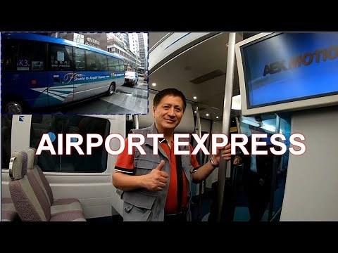 Hong Kong Airport Express Train + Free Shuttle Bus to Hotel
