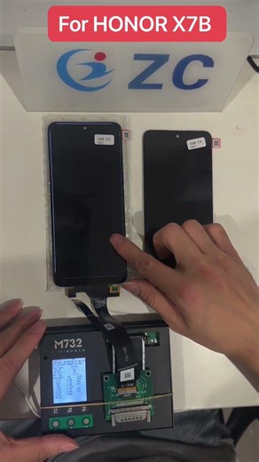 Honor X7B screen test