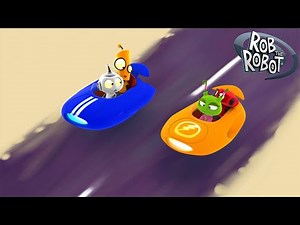 Space Race | Rob The Robot | Robot Cartoons for Kids | Moonbug Kids