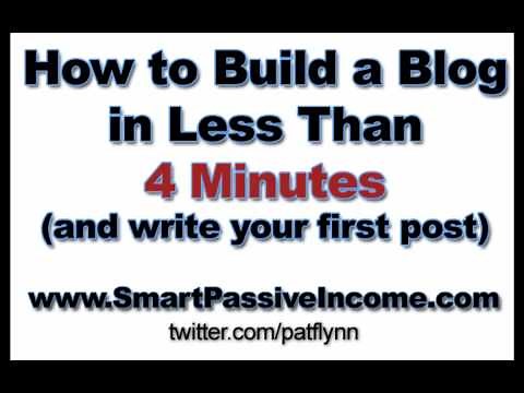 How to Build a Blog in Less than 4 Minutes and Write Your First Blog Post