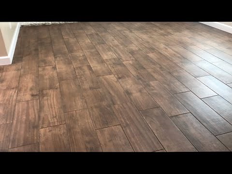 WOOD LOOK TILE - 2 Years later... a beginners tile job for the whole house