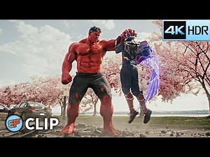 Sam Wilson vs Red Hulk (Part 2) | Captain America Brave New World (2025) IMAX 4K HDR Movie Clip