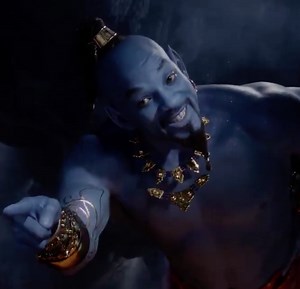 Will Smith's Genie looks a lot better in the first full trailer for Aladdin