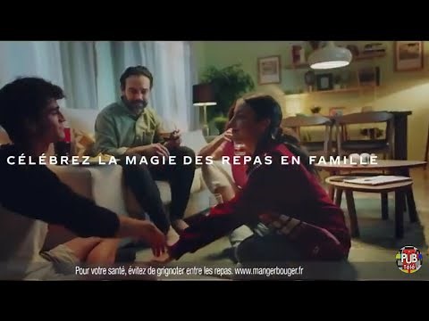 Coca-Cola "célébrez la magie des repas en famille" Pub 30s