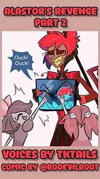 Alastor's Revenge Part 2 | #hazbinhotel #hazbinhotelseason2 #comicdub #vox #alastor #voxhazbinhotel