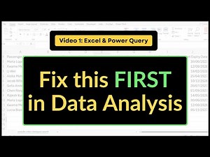 Data Analysis Basics: Fixing Data Types (Part 1) — Excel & Power Query