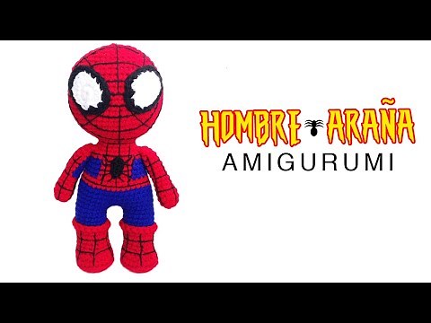Spider Man Amigurumi Tutorial