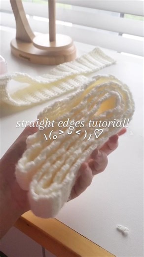 Tart Art 🧁 ࣪ ִֶָ☾.⋆✴︎˚｡⋆ on Instagram: "Straight edges tutorial! I hope this helps anyone struggling with wavy edges 𓆡 ⭒ㅤ𓈒ㅤׂ🫧 To everyone who has supported and shared my work thank you 🩷 ֶ𔓘₍⑅ᐢ..ᐢ₎ ❤️ and 🔖supports my small business! #crochettutorial#crochet#crochetpattern#crochethelp#crochetersofig"