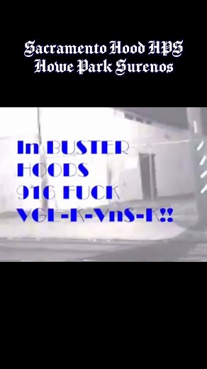 Howe Park Surenos Tagging in Norteno Hoods