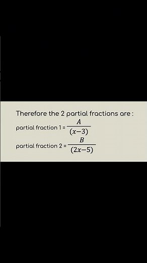 partial fraction