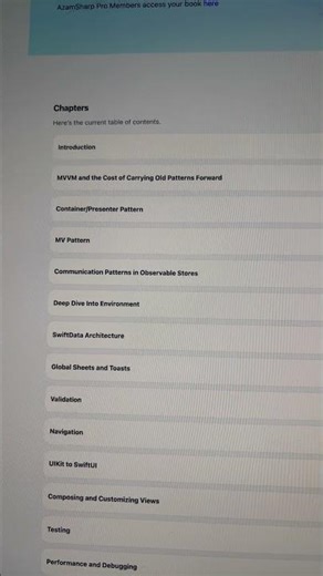 SwiftUI Architecture Book - Chapter on Firebase and Observable Communication is now available