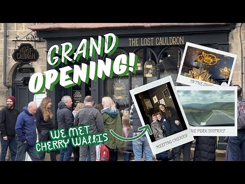 THE LOST CAULDRON Grand Opening! We met CHERRY WALLIS!!