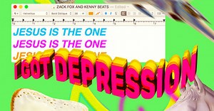 Zack Fox and Kenny Beats combine on the hilarious “Jesus Is The One (I Got Depression)”