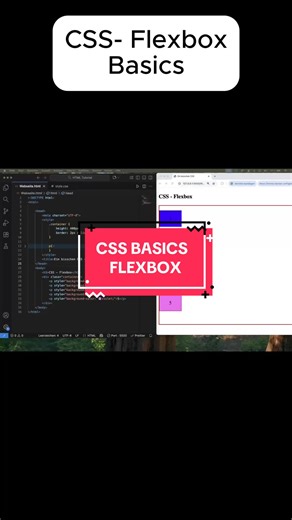 CSS BASICS: Flexbox #schule #webseite #lernenmittiktok #lernen #programmieren