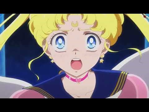 Sailor Moon Cosmos : Tuxedo Mask and Chibimoon dies