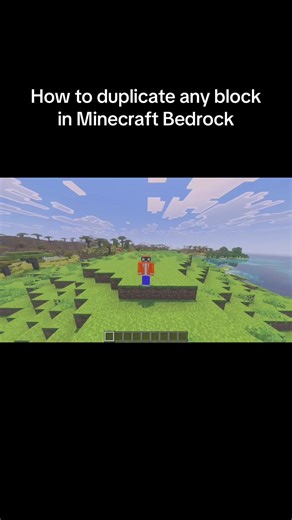 How to duplicate any block in Minecraft Bedrock 1.21.92 #fyp #glitch #bedrock