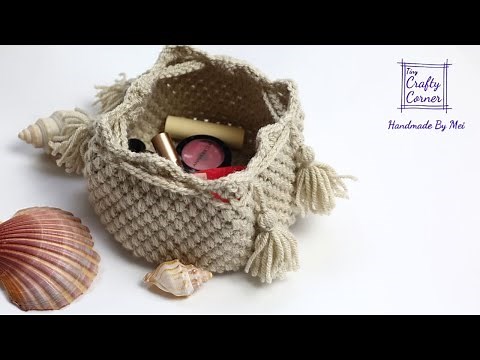 Crochet Easy Pouch Tutorial For Beginners