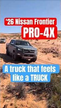 A Trucky Feeling TRUCK | 2026 Nissan Frontier PRO-4X
