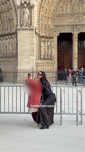 Irina Shayk Visits Notre Dame Cathedral with Daughter