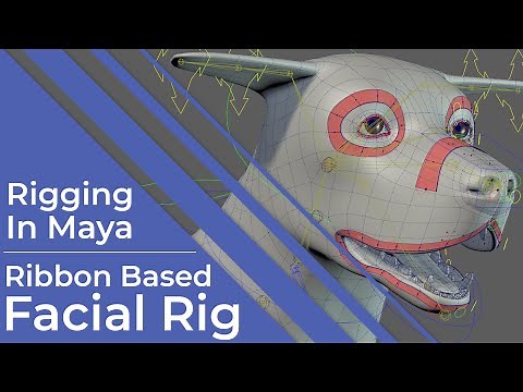 #RiggingInMaya | Part 33 | Advanced | Ribbon Face Rig