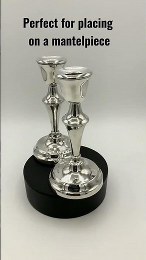 Pair of Vintage Sterling Silver Candlestick Holders #tabledecor #candlestick #candleholder #silver