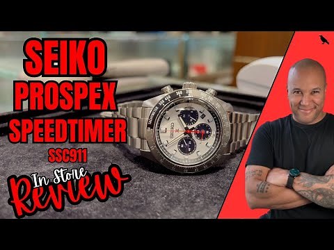 Seiko Prospex Speedtimer SSC911 Watch REVIEW| Best affordable SOLAR Chronograph