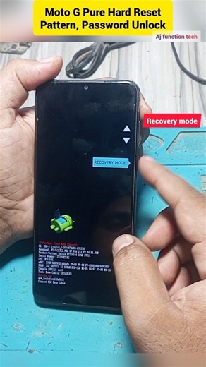 Moto G Pure Hard Reset | Factory Reset | Pattern Lock Remove