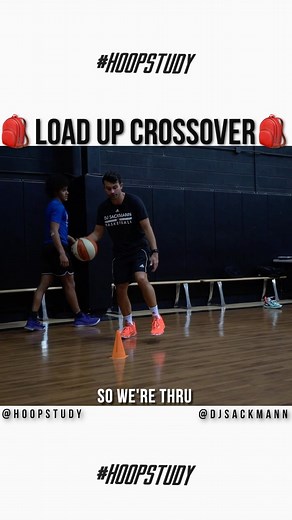 DJ Sackmann on Instagram: "One of the best ways to crossover is to close space to your defender before crossing over. Here we look at closing the space which forces them to begin their weight transfer. Then you rock them after closing the space. @rf.ellio Lets go! #hoopstudy"