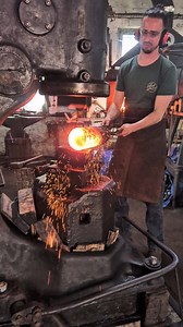 The first part of the project is finished 🔥🔥 Each project come from a single idea at one given moment. Once the idea pops in my mind, all the details are building in my head like a spider's web. Then, I decide what story I want to tell based on the customer's requests and it clears everything in my drawing. The forging time can start! In this project, most of the time is allocated to tapering big bars over long lengths. Then I shape these in their final form, weld them together, and give them 