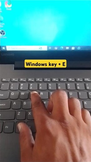 Secret Keyboard Shortcut to Open File Explorer Instantly! #shorts