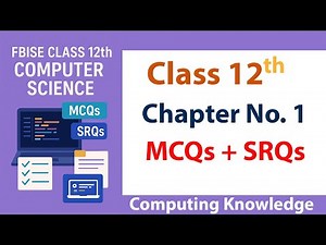 Chapter 1 MCQs and SRQs | Class 12 Computer Science | FBISE CS 2025 || Operating system