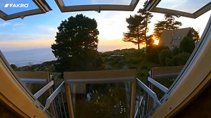 Conquer the horizon with our balcony windows! Information about product 👉 bit.ly/487aTY7 #balconyview #balconyideas #roofwindow #inspiration #skylights #fakro | FAKRO