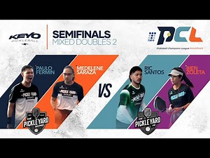 PCL Pickleball Champions League - Mixed Doubles 2 Semi-Finals - Pickle-Yard SOMO vs Pickle-Yard PH