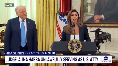 Judge rules Alina Habba unlawfully serving as US attorney for New Jersey