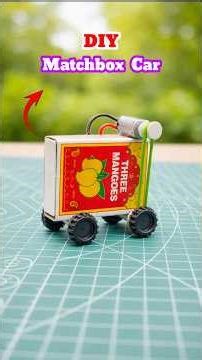 DIY Mini Electric Car from Matchbox ⚡Amazing Matchbox Car #Shorts #diy #experiment #trending