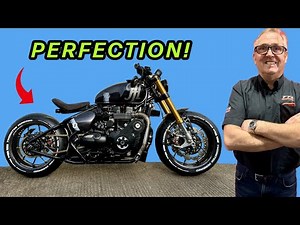 Supercharged Triumph Bobber is SO COOL!