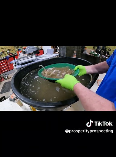Here is a quick look at mt 3-step process for processing gold. #prosperityprospecting #chasingthedream #goldmining #treasurehunt #prospecting #goldrecovery #goldpannning #placermining #goldore #finegold