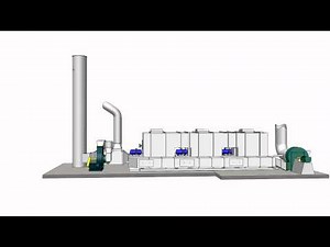 Regenerative Thermal Oxidizer (RTO), 25,000 SCFM System with Heat Recovery