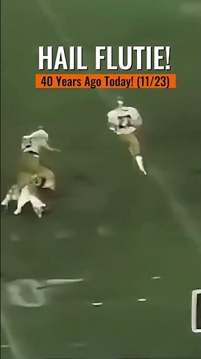 Doug Flutie’s Epic Hail Mary vs. Miami | Greatest Play in College Football History 40 years later