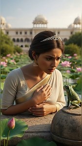 A Queen and Frog beautiful Story 👸🐸 #Queen #Frog #Fbreels #AIvideos | Village Mirchi