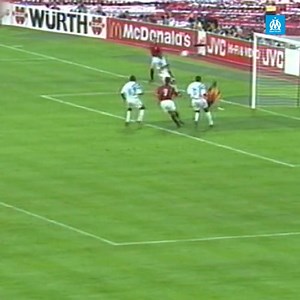 #OnThisDay 1993 Basile Boli scored the winning goal for Marseille against AC Milan in the 1993 Champions League Final ⚽️🏆 | Nostalgia Futbolera