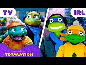 Ninja Turtle Toys Defeat an AI Robot in Epic Battle! 🤖 | Toymation