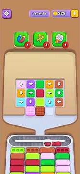 Marble Sort Level 52: 100% SOLVED! 🔴 | Color Puzzle Walkthrough #Shorts