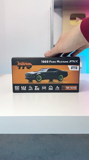 RCDriftTok | Mini Mustang RC car! New release from @hpiinstagram in collaboration with @vaughngittinjr Jr 1:64 scale, Nano-TTR! #cars #fordmustang #rccars | Instagram