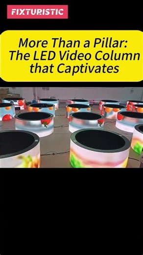 LED Cylinder Display / Cylindrical LED Screen