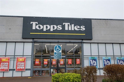 Topps Tiles closes 23 stores amid squeeze